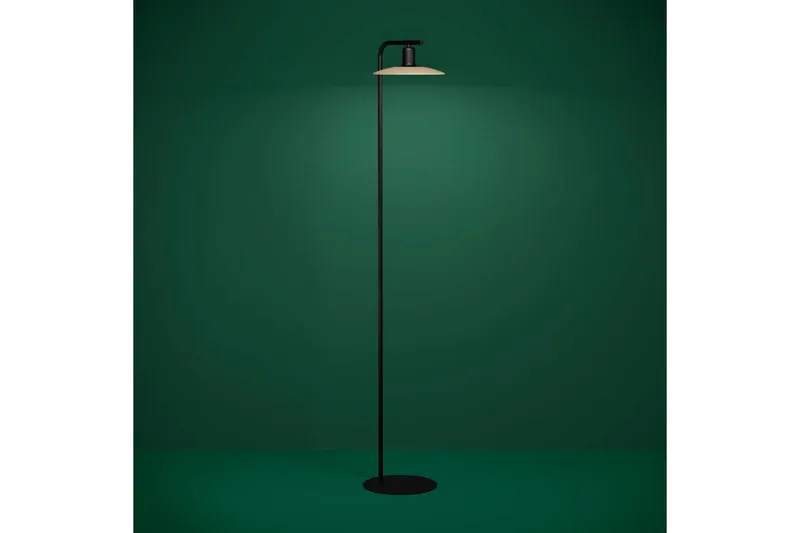Golvlampa Eglo Mayazes Svart/Trä - Belysning - Inomhusbelysning & lampor - Golvlampor & golvbelysning