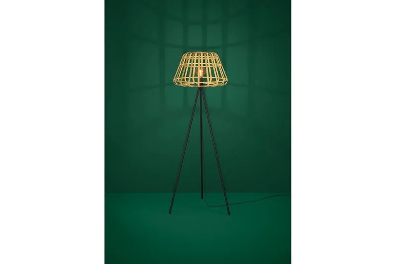 Golvlampa Eglo Montezuelo Trä - Belysning - Inomhusbelysning & lampor - Golvlampor & golvbelysning