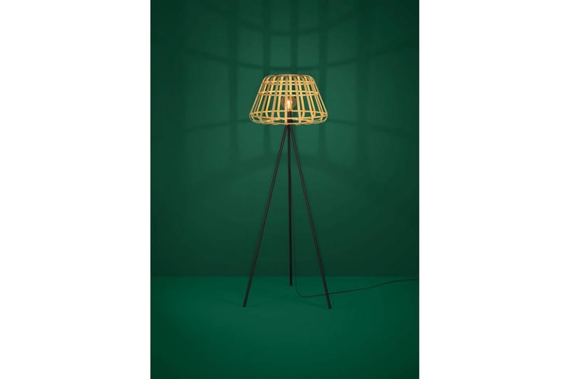 Golvlampa Eglo Montezuelo Trä - Belysning - Inomhusbelysning & lampor - Golvlampor & golvbelysning
