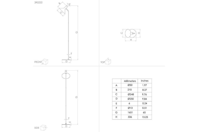 Golvlampa Eglo Morescana Svart - Belysning - Inomhusbelysning & lampor - Golvlampor & golvbelysning