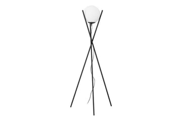 Golvlampa Eglo Salvezinas Svart/Opalvit - Belysning - Inomhusbelysning & lampor - Golvlampor & golvbelysning