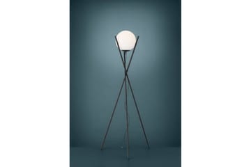 Golvlampa Eglo Salvezinas Svart/Opalvit - Belysning - Inomhusbelysning & lampor - Golvlampor & golvbelysning