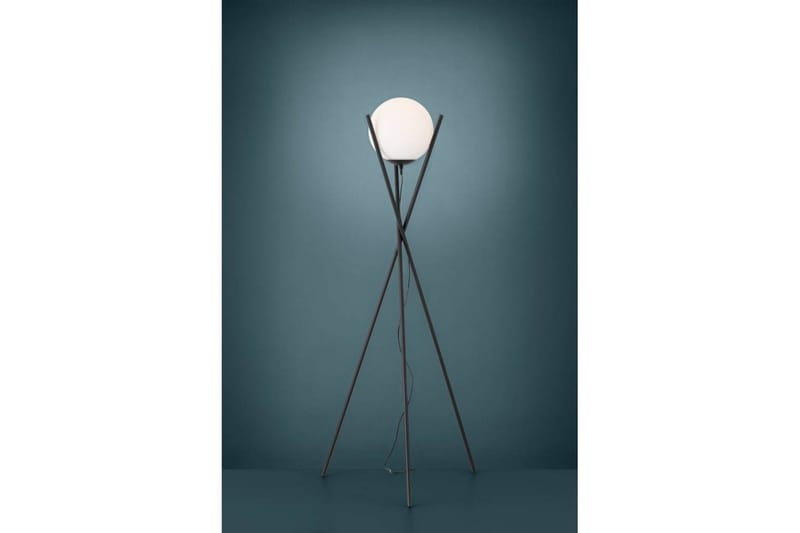 Golvlampa Eglo Salvezinas Svart/Opalvit - Belysning - Inomhusbelysning & lampor - Golvlampor & golvbelysning