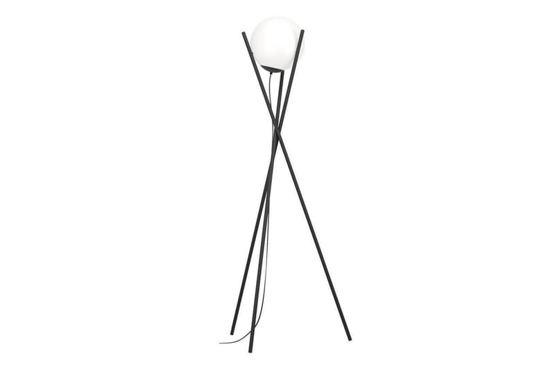 Golvlampa Eglo Salvezinas Svart/Opalvit - Belysning - Inomhusbelysning & lampor - Golvlampor & golvbelysning