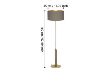 Golvlampa Eglo Santandria Cappuccino - Belysning - Inomhusbelysning & lampor - Golvlampor & golvbelysning