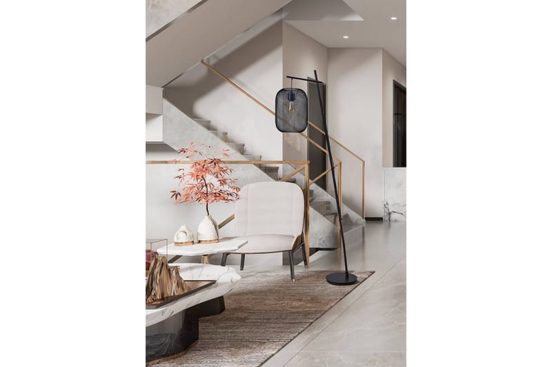 Golvlampa Eglo Wrington - Svart - Belysning - Inomhusbelysning & lampor - Golvlampor & golvbelysning