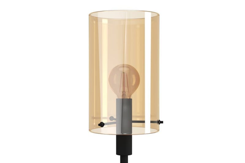 Golvlampa Eglo Polverara Svart/Amber - Belysning - Inomhusbelysning & lampor - Golvlampor & golvbelysning