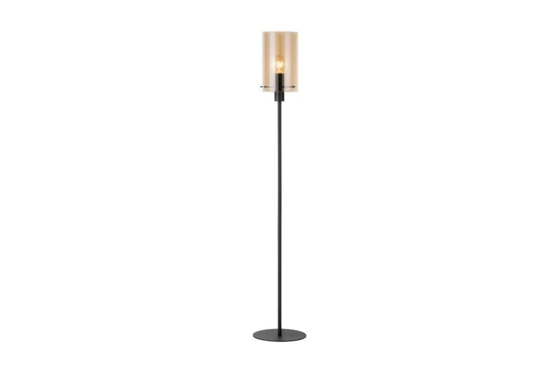 Golvlampa Eglo Polverara Svart/Amber - Belysning - Inomhusbelysning & lampor - Golvlampor & golvbelysning