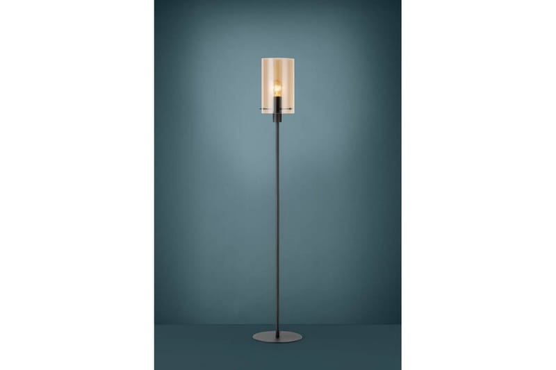 Golvlampa Eglo Polverara Svart/Amber - Belysning - Inomhusbelysning & lampor - Golvlampor & golvbelysning