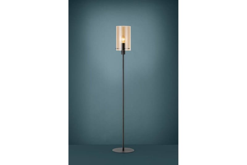 Golvlampa Eglo Polverara Svart/Amber - Belysning - Inomhusbelysning & lampor - Golvlampor & golvbelysning