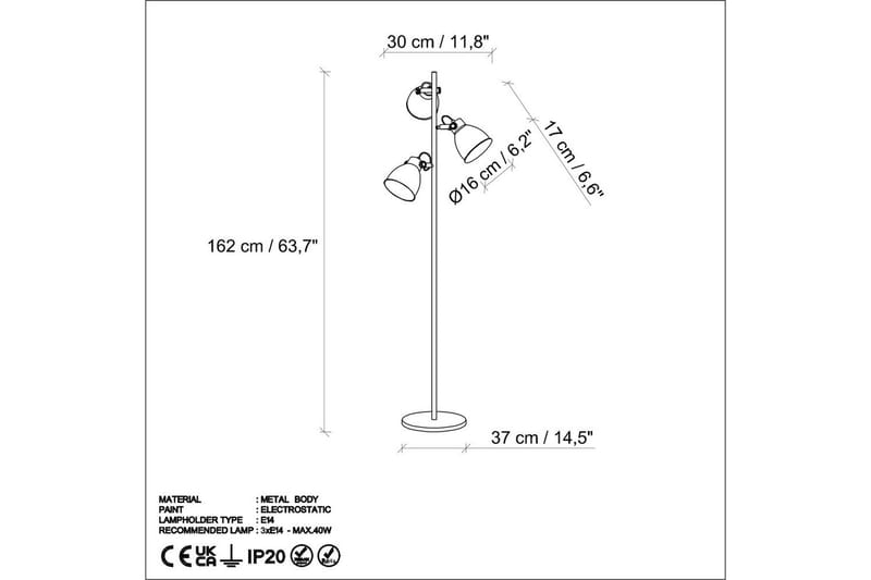 Golvlampa Elber Rany - Rany - Belysning - Inomhusbelysning & lampor - Golvlampor & golvbelysning