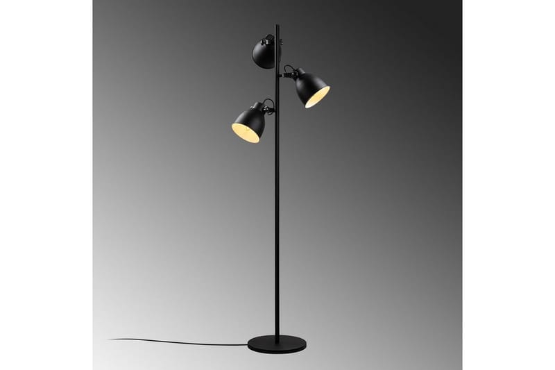 Golvlampa Elber Svart - Svart - Belysning - Inomhusbelysning & lampor - Golvlampor & golvbelysning