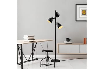 Golvlampa Elber Svart - Svart - Belysning - Inomhusbelysning & lampor - Golvlampor & golvbelysning