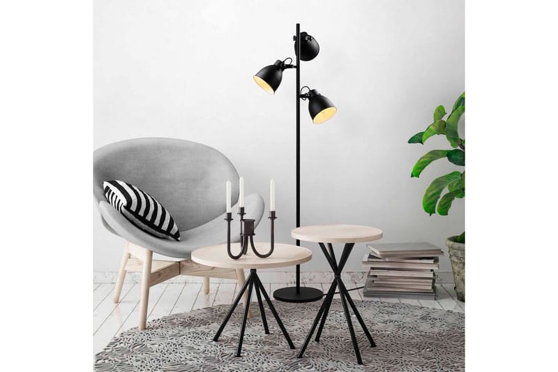 Golvlampa Elber Svart - Svart - Belysning - Inomhusbelysning & lampor - Golvlampor & golvbelysning