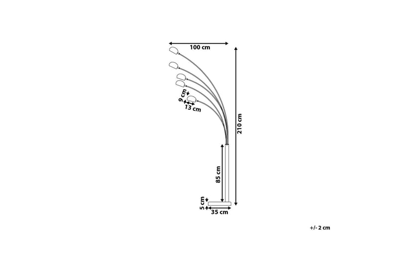 FLINDERS Golvlampa 210 cm - Belysning - Inomhusbelysning & lampor - Golvlampor & golvbelysning