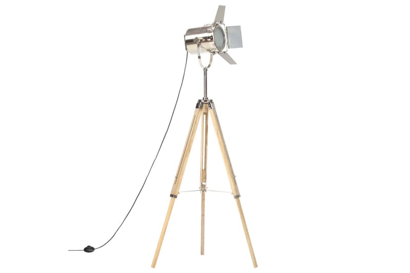 Golvlampa massivt mangoträ 140 cm - Brun - Belysning - Inomhusbelysning & lampor - Golvlampor & golvbelysning
