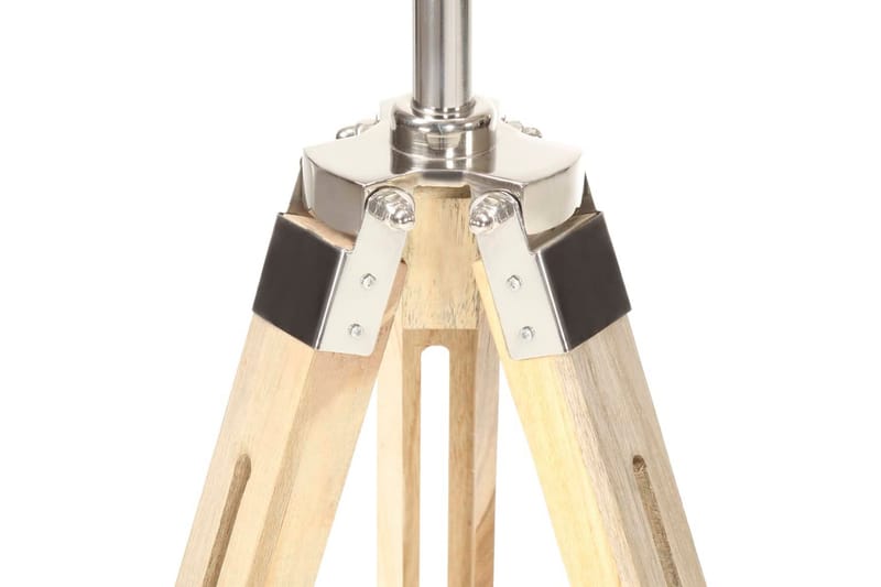 Golvlampa massivt mangoträ 140 cm - Brun - Belysning - Inomhusbelysning & lampor - Golvlampor & golvbelysning