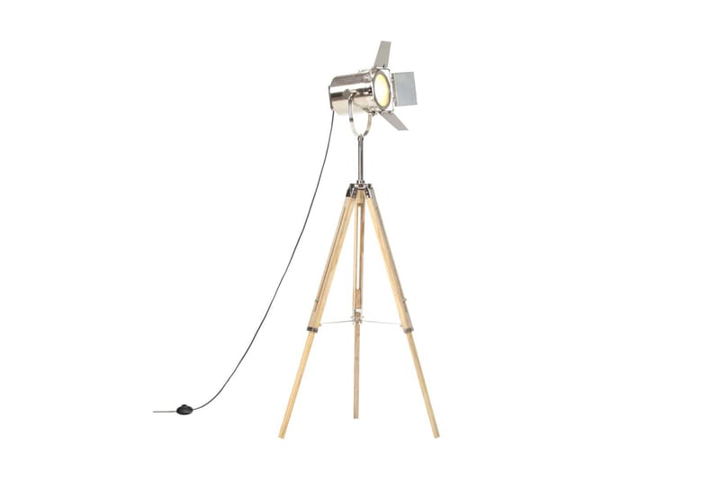 Golvlampa massivt mangoträ 140 cm - Brun - Belysning - Inomhusbelysning & lampor - Golvlampor & golvbelysning