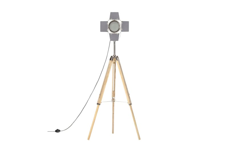 Golvlampa massivt mangoträ 140 cm - Brun - Belysning - Inomhusbelysning & lampor - Golvlampor & golvbelysning