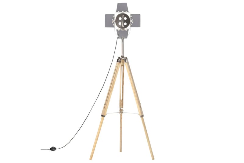Golvlampa massivt mangoträ 140 cm - Brun - Belysning - Inomhusbelysning & lampor - Golvlampor & golvbelysning