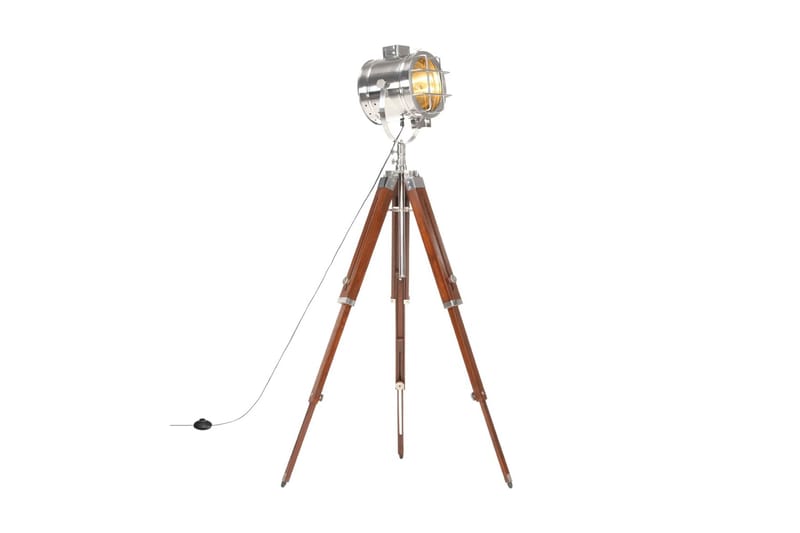 Golvlampa massivt mangoträ 165 cm - Brun - Belysning - Inomhusbelysning & lampor - Golvlampor & golvbelysning
