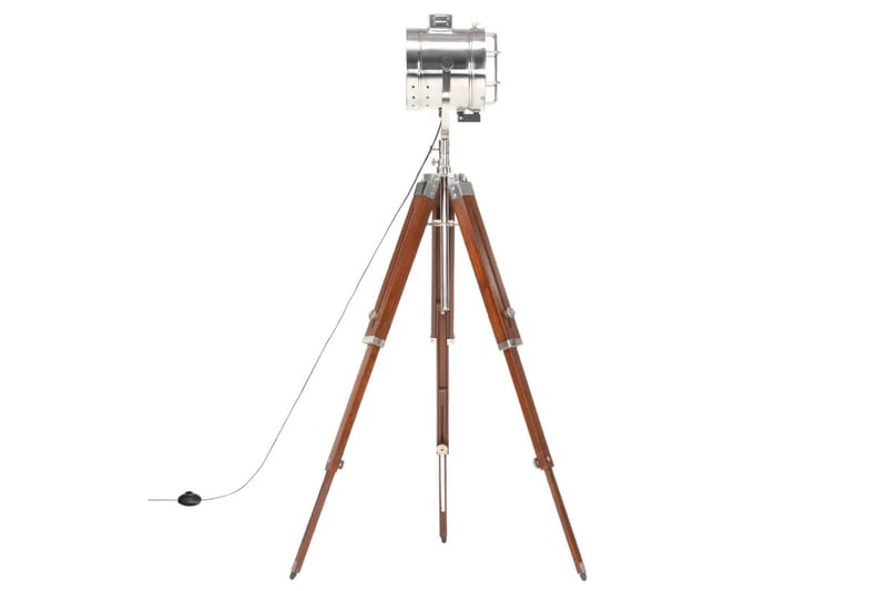 Golvlampa massivt mangoträ 165 cm - Brun - Belysning - Inomhusbelysning & lampor - Golvlampor & golvbelysning