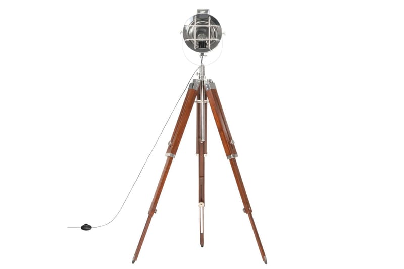 Golvlampa massivt mangoträ 165 cm - Brun - Belysning - Inomhusbelysning & lampor - Golvlampor & golvbelysning