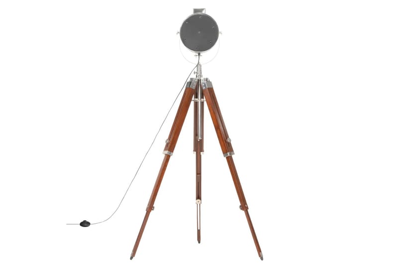 Golvlampa massivt mangoträ 165 cm - Brun - Belysning - Inomhusbelysning & lampor - Golvlampor & golvbelysning