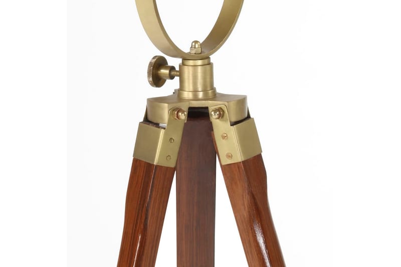 Golvlampa massivt mangoträ 97 cm - Brun - Belysning - Inomhusbelysning & lampor - Golvlampor & golvbelysning