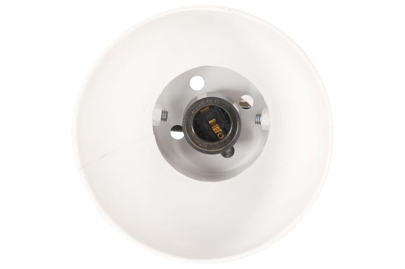 Golvlampa med 2 lampskärmar vit E27 gjutjärn - Vit - Belysning - Inomhusbelysning & lampor - Golvlampor & golvbelysning