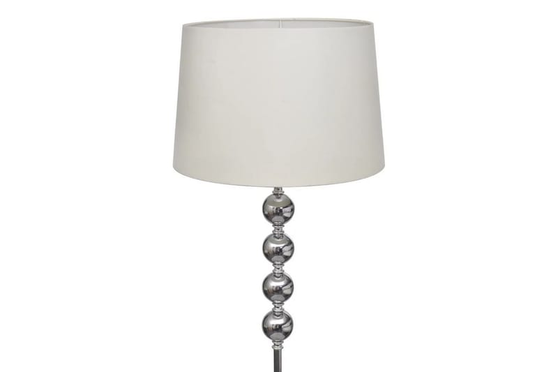 Golvlampa med högt stativ och lampskärm vit - Vit - Golvlampor & golvbelysning - Sovrumslampa