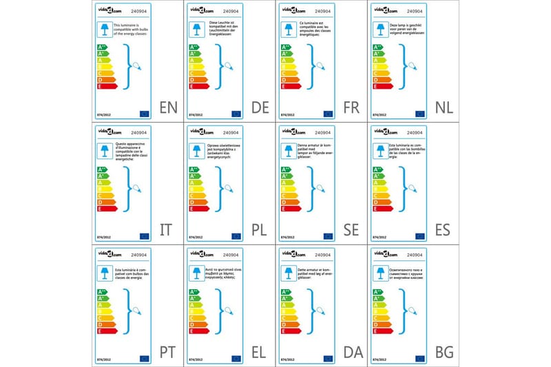 Golvlampa med högt stativ och lampskärm vit - Vit - Belysning - Inomhusbelysning & lampor - Golvlampor & golvbelysning