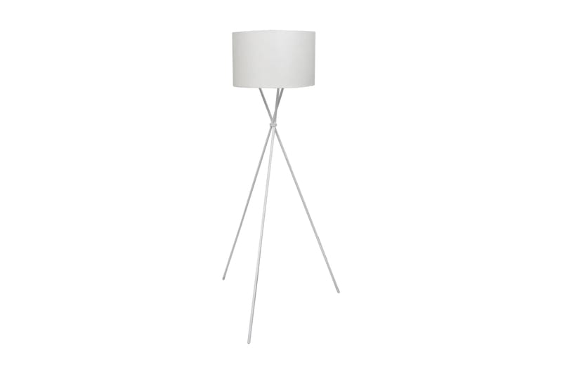 Golvlampa med högt stativ vit - Vit - Sovrumslampa - Golvlampor & golvbelysning
