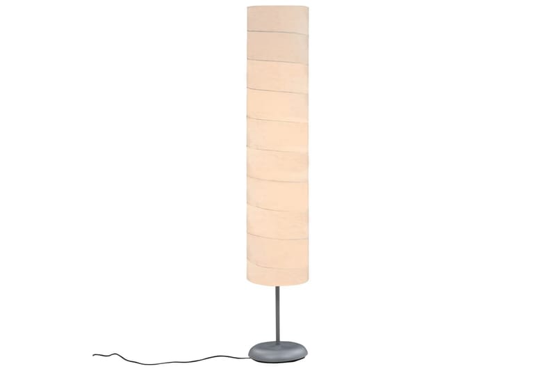 Golvlampa med stativ 121 cm vit E27 - Vit - Sovrumslampa - Golvlampor & golvbelysning