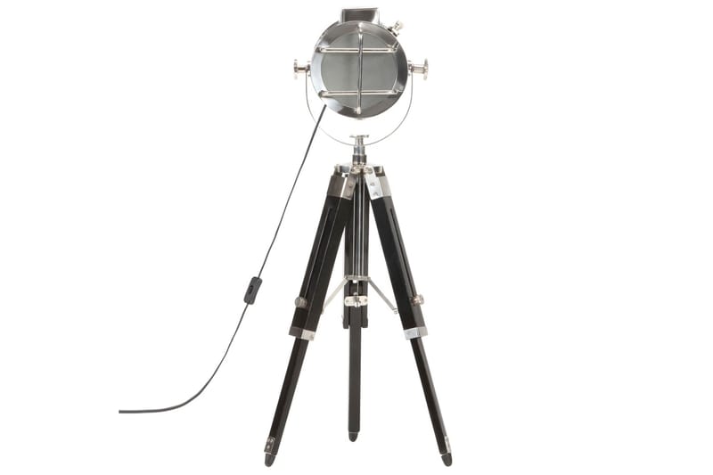Golvlampa svart massivt mangoträ 69 cm - Svart - Belysning - Inomhusbelysning & lampor - Golvlampor & golvbelysning