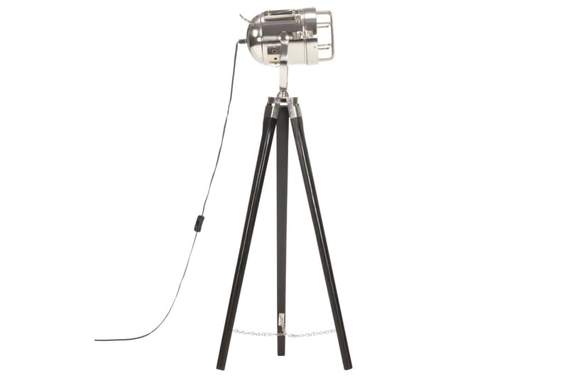 Golvlampa svart massivt mangoträ 97 cm - Svart - Belysning - Inomhusbelysning & lampor - Golvlampor & golvbelysning