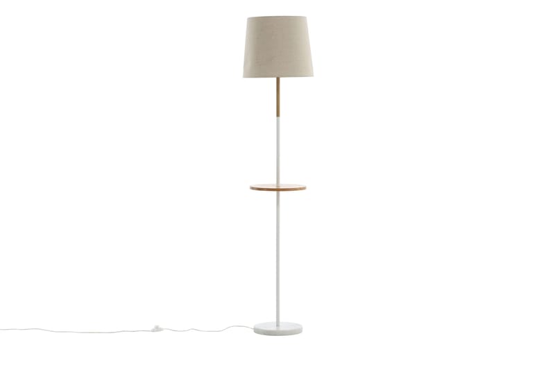 Hattman Golvlampa - Linne/Marmor/Beige/Brun/Vit - Belysning - Inomhusbelysning & lampor - Golvlampor & golvbelysning
