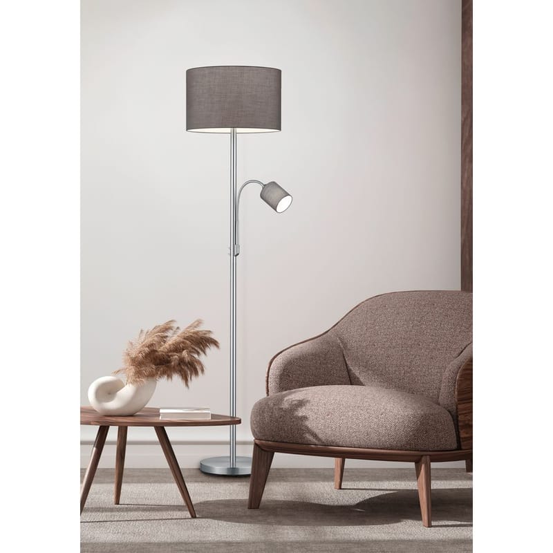 Golvlampa Hotel - Grå - Belysning - Inomhusbelysning & lampor - Golvlampor & golvbelysning