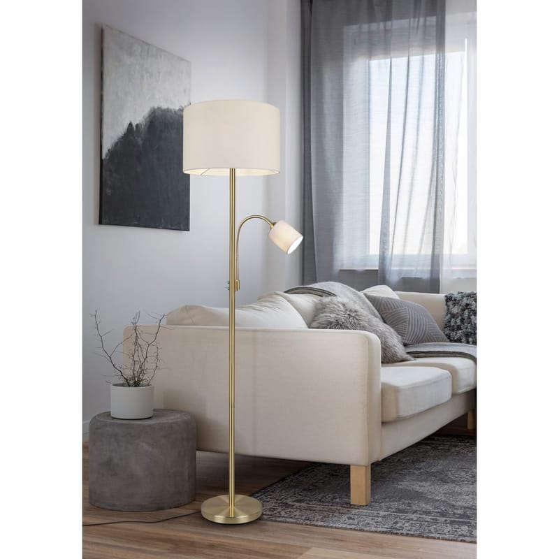 Golvlampa Hotel - Mattmässing - Belysning - Inomhusbelysning & lampor - Golvlampor & golvbelysning