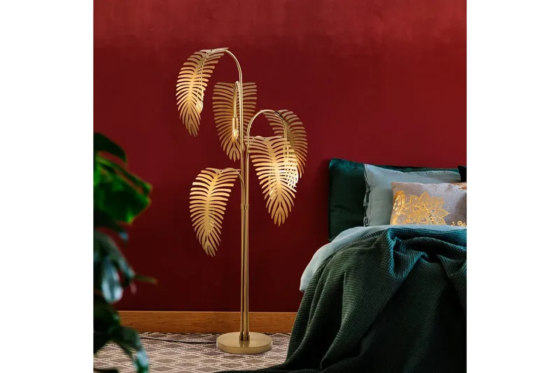 Golvlampa Kavilashm Rany - Guld - Belysning - Inomhusbelysning & lampor - Golvlampor & golvbelysning