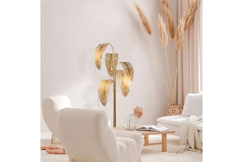 Golvlampa Kavilashm Rany - Guld - Belysning - Inomhusbelysning & lampor - Golvlampor & golvbelysning