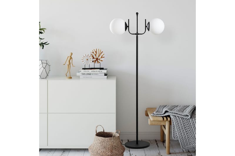 Golvlampa Kelulstead Svart - Svart - Belysning - Inomhusbelysning & lampor - Golvlampor & golvbelysning