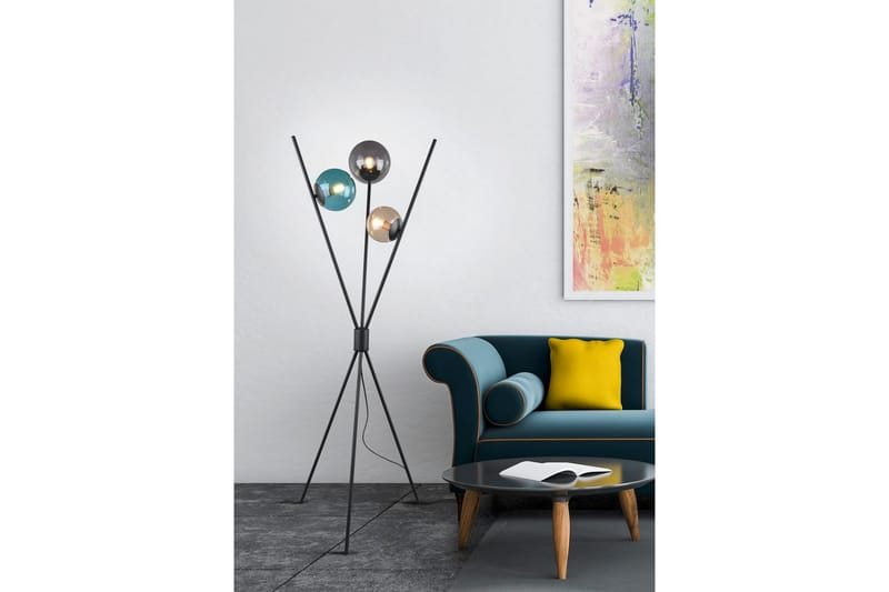 Golvlampa Lance - Mattsvart - Belysning - Inomhusbelysning & lampor - Golvlampor & golvbelysning