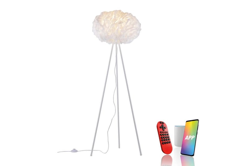 Golvlampa Lolasmart Naomi - 47x140x47 cm - Belysning - Inomhusbelysning & lampor - Golvlampor & golvbelysning