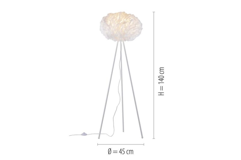 Golvlampa Lolasmart Naomi - 47x140x47 cm - Belysning - Inomhusbelysning & lampor - Golvlampor & golvbelysning