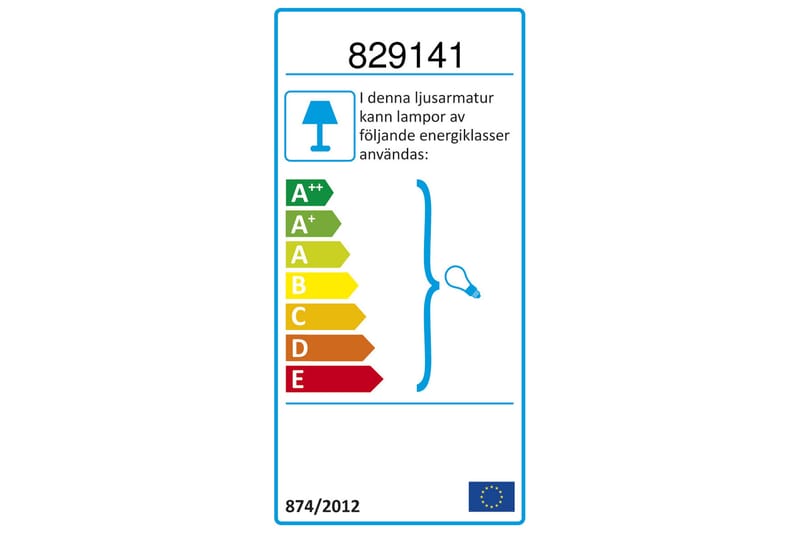 MALIN Golvlampa Orange/Koppar - Sovrumslampa - Golvlampor & golvbelysning