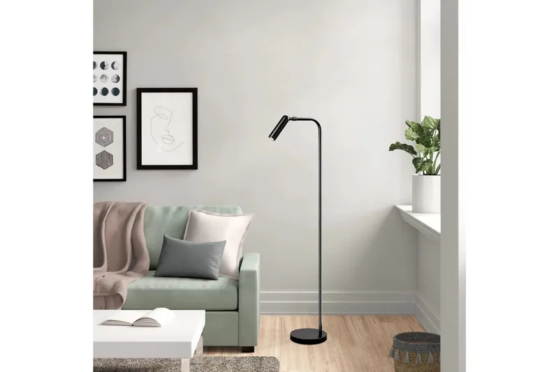 Golvlampa Matsuchi Svart - Svart - Belysning - Inomhusbelysning & lampor - Golvlampor & golvbelysning