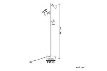 Mistago Golvlampa 163 cm - Grå - Belysning - Inomhusbelysning & lampor - Golvlampor & golvbelysning