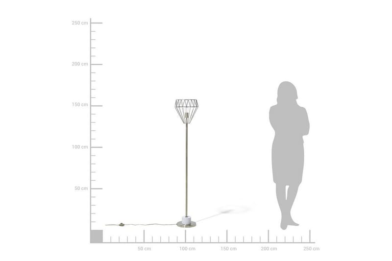 Mooni Golvlampa 160 cm - Mässing - Belysning - Inomhusbelysning & lampor - Golvlampor & golvbelysning