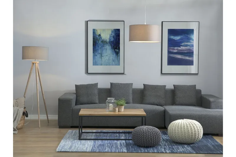 Nitra Golvlampa 142 cm - Grå - Belysning - Inomhusbelysning & lampor - Golvlampor & golvbelysning